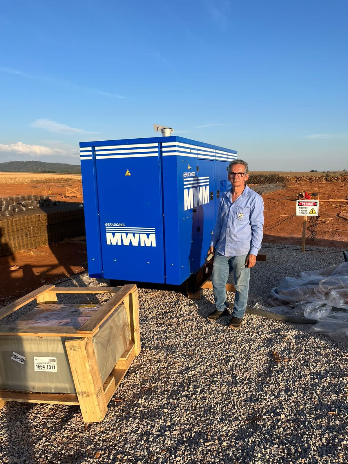 Entrega de gerador MWM
